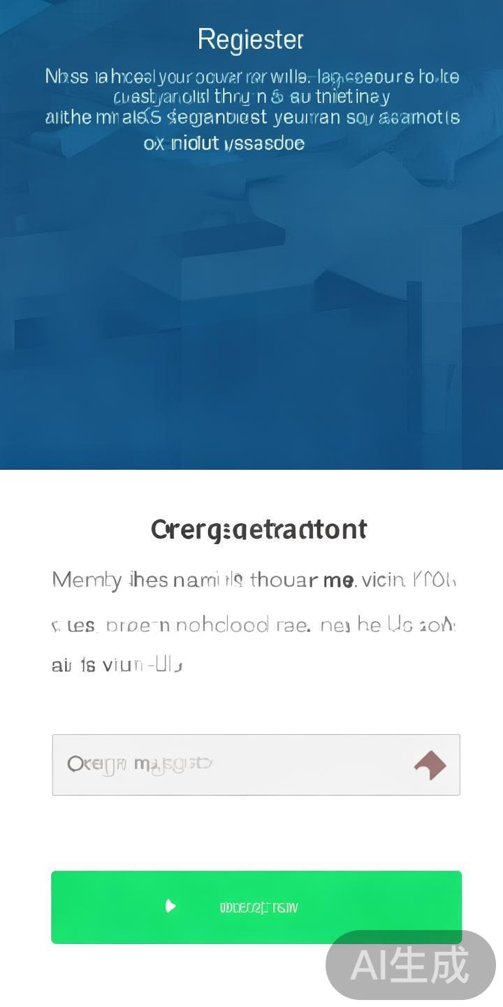 点击“注册”按钮后，进入注册页面。用户需提供基本信